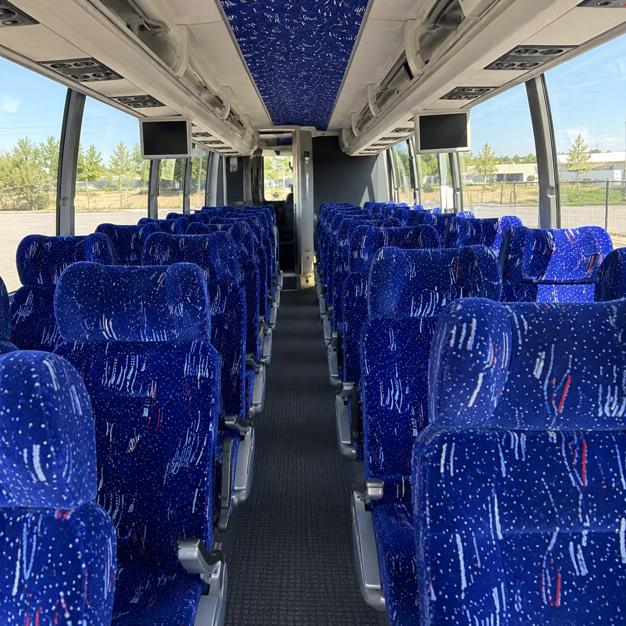 miami beach charter bus services interior
