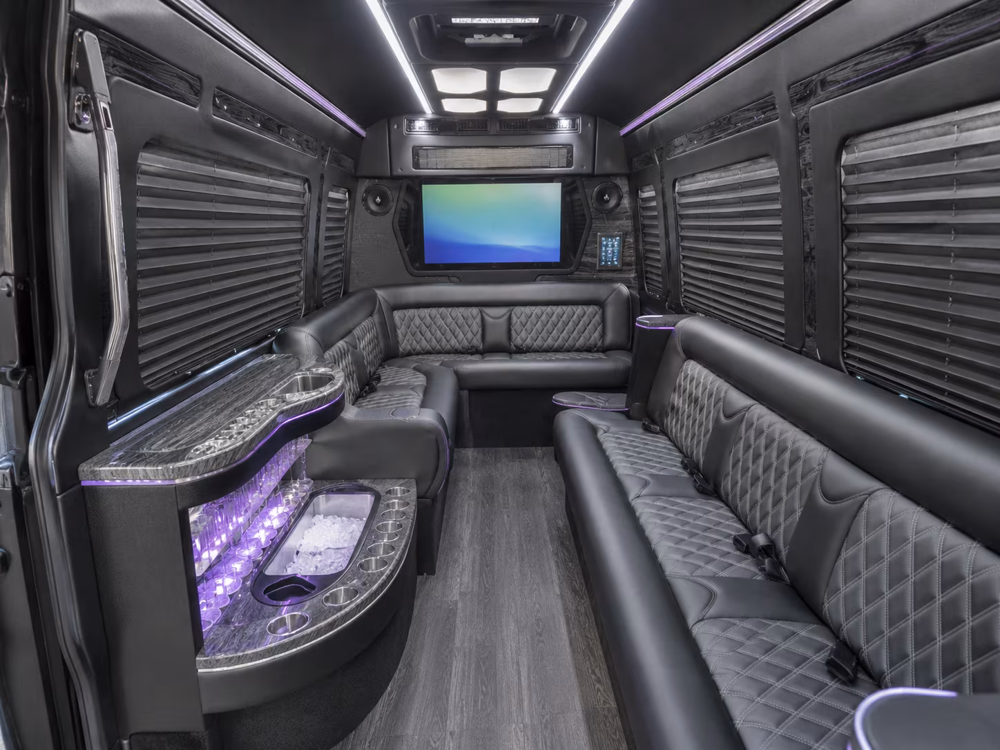 miami beach party bus interior