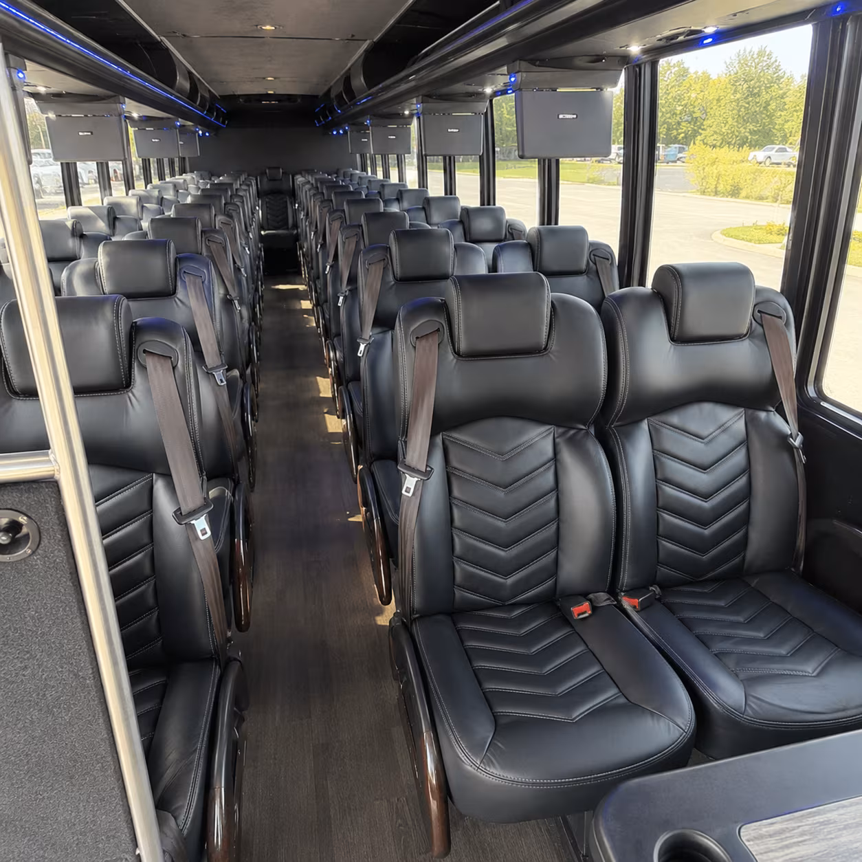 miami beach private event transportation onboard seating 2