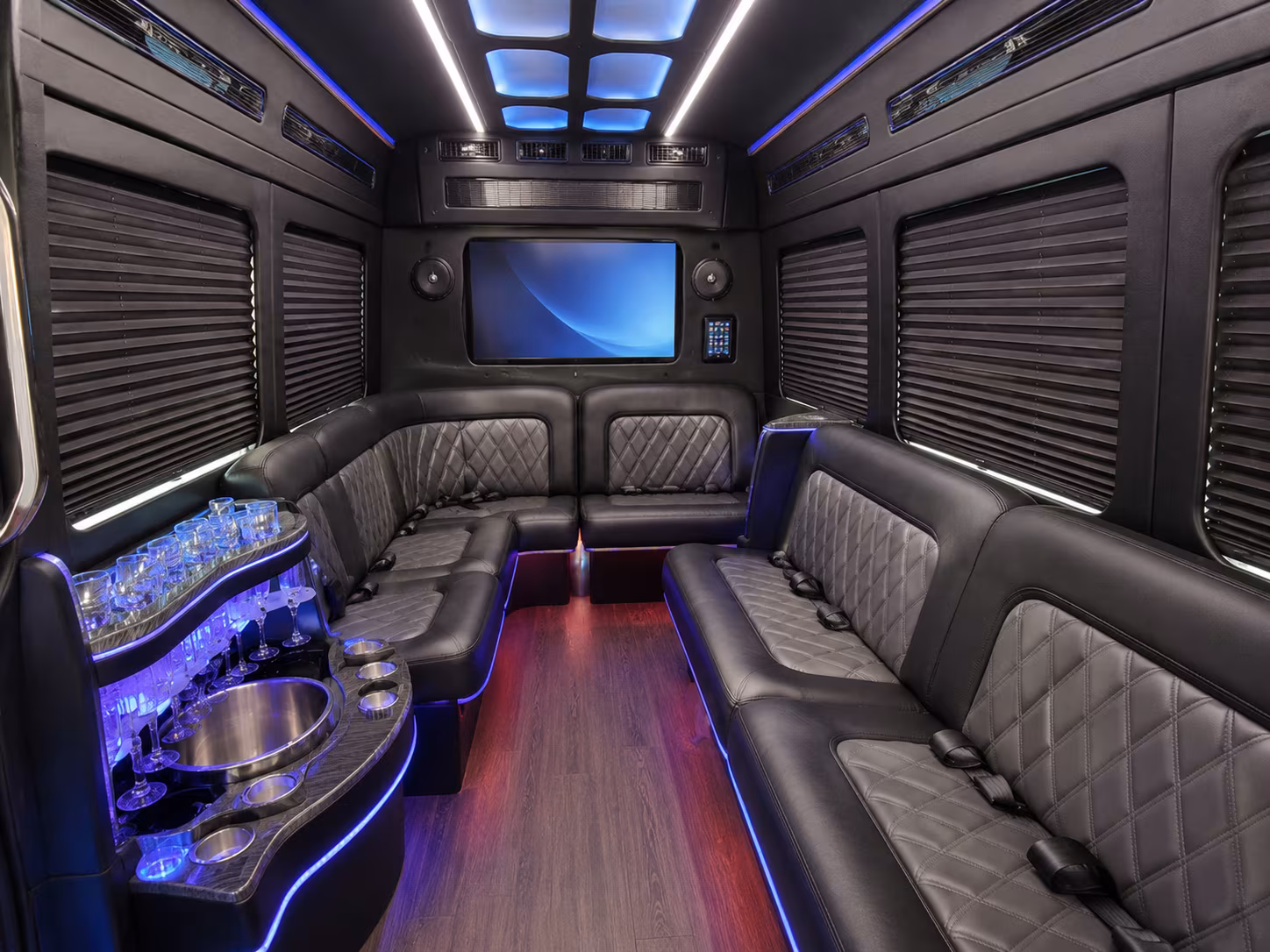 miami beach wine tour brewery transportation onboard seating
